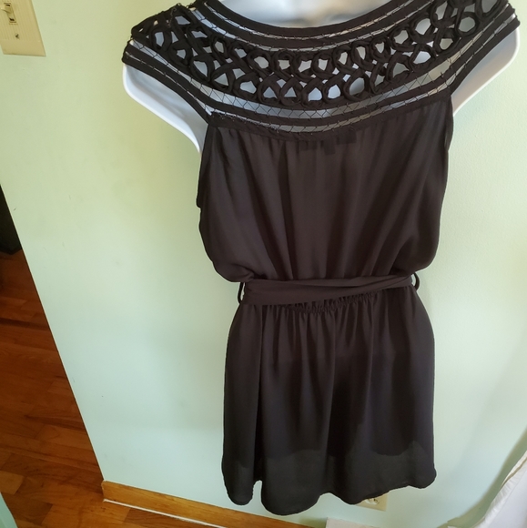 Carrie Allen Flowy Lace Collar Dress - Picture 3 of 8